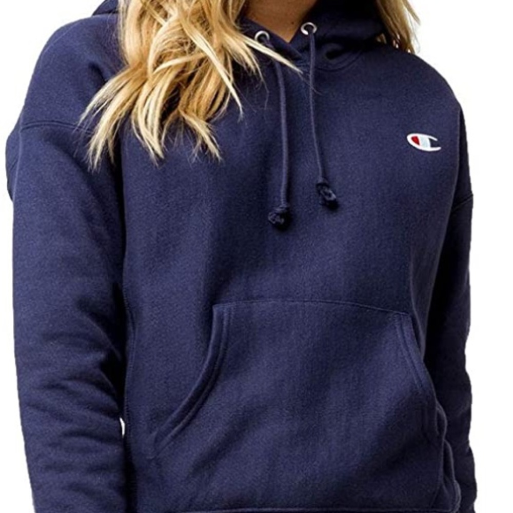 Champion Navy hoodie great condition
